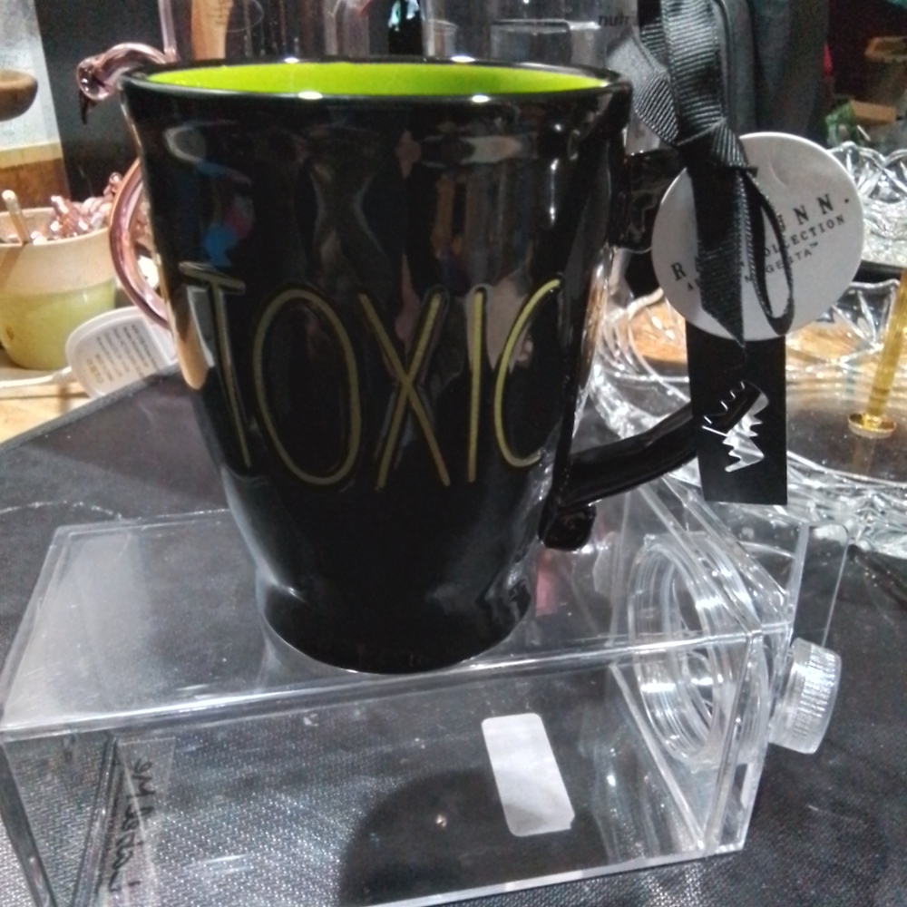Rae Dunn Mug With Toxic on Front
